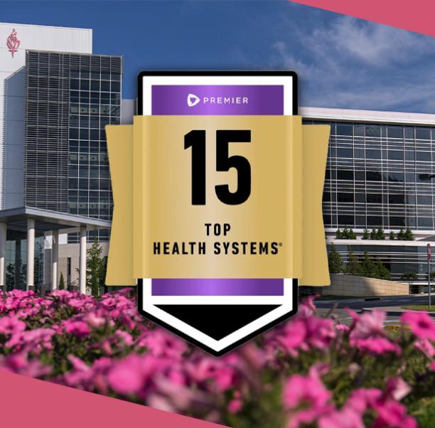 Saint Francis Hospital with Premier Top 15 Badge Overlayed