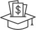 Education assistance icon